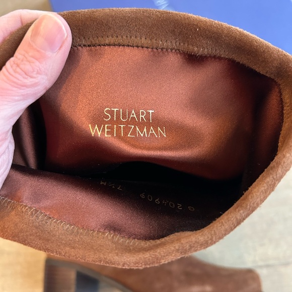 Stuart Weitzman Lowland over-the-knee boots 
size 7.5
walnut suede color - Picture 3 of 6